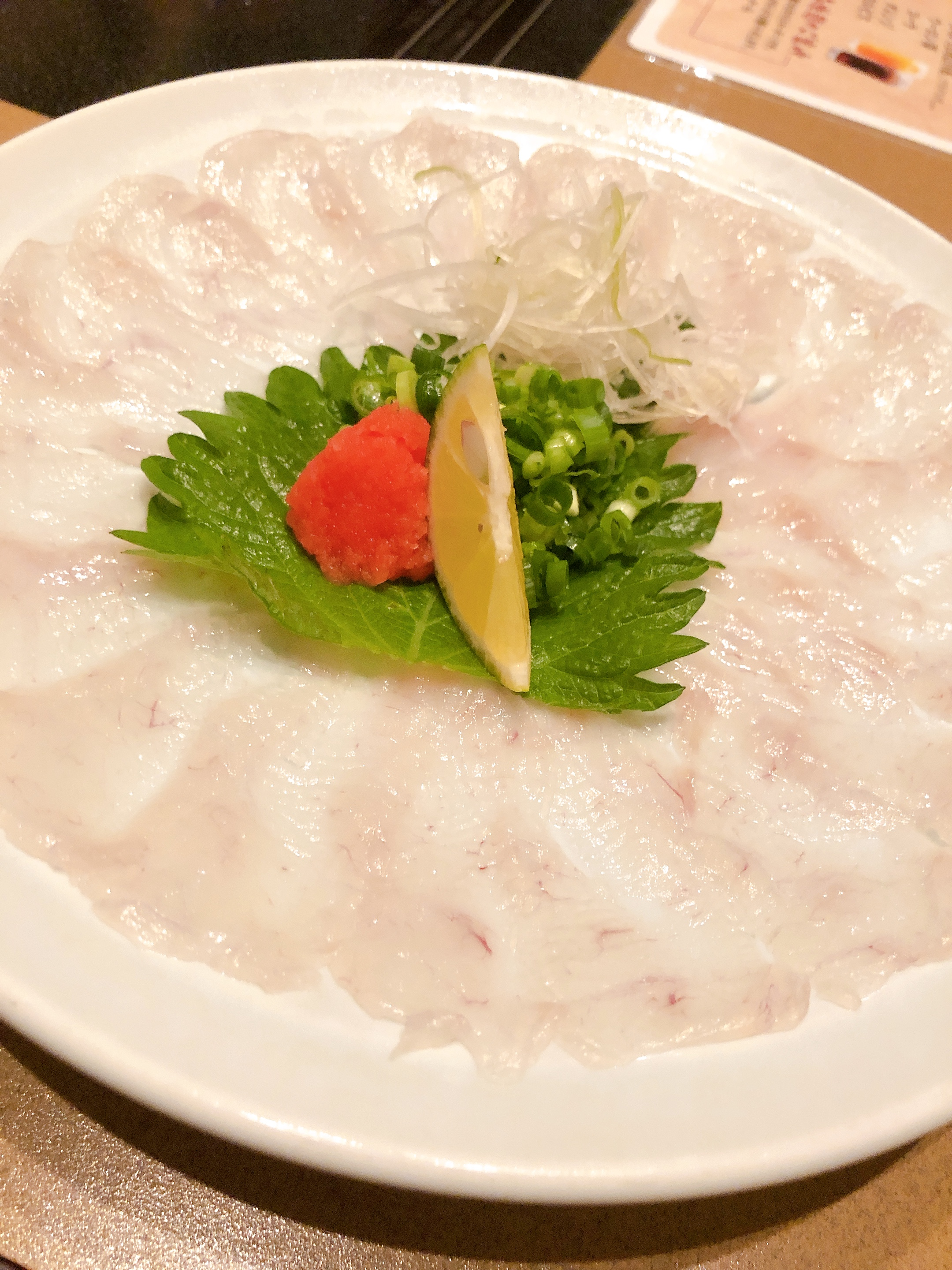 ふぐ刺し